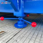 Diamond Mesh Hydraulic Dock Ramp 10000kg Portable Loading Dock Platform