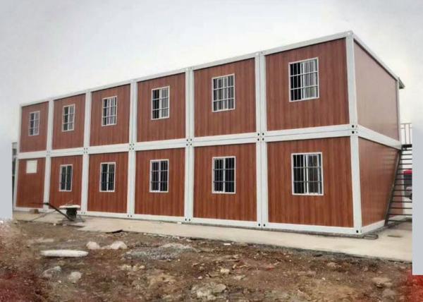 Quality 20ft Fast Assembly Prefab Office Flat Pack Shipping Container Homes for sale