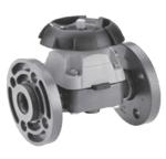 +GF+ PVC-U/317 PTFE Manual Diaphragm Valve Flanged Connection d50 DN40 –
