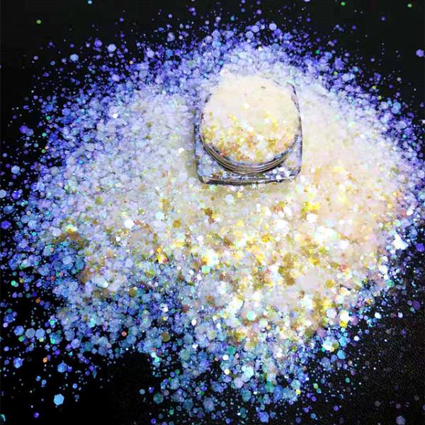 Quality Polyester Christmas Decoration Supplies Free Samples FC FCC F NIB Glitter Mixes Shape and Benefit for sale