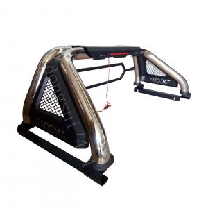 China 304 Stainless Steel Ford Ranger Truck Roll Bar With Brake Light on sale