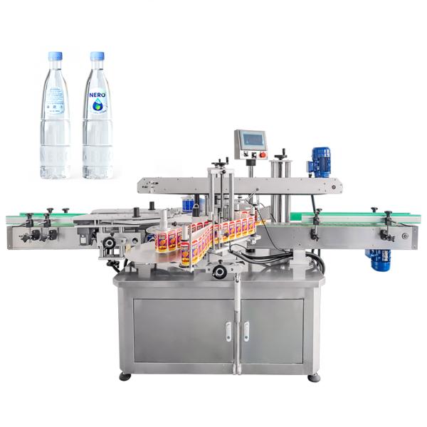 Compact Self Adhesive Round Bottles Jars Cans Labeling Machines Automatic