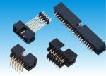 Straight Box Header Connector With Latch Gold Plated For Industiral Contorl