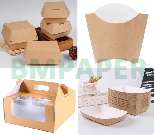 white face kraft back paper 250gsm White Faced Coated Brown Kraft Cardboard Medium Weight Paperboard