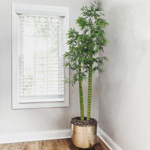 Buddha Bamboo Artificial Potted Floor Plants Indoor Landing Decorative