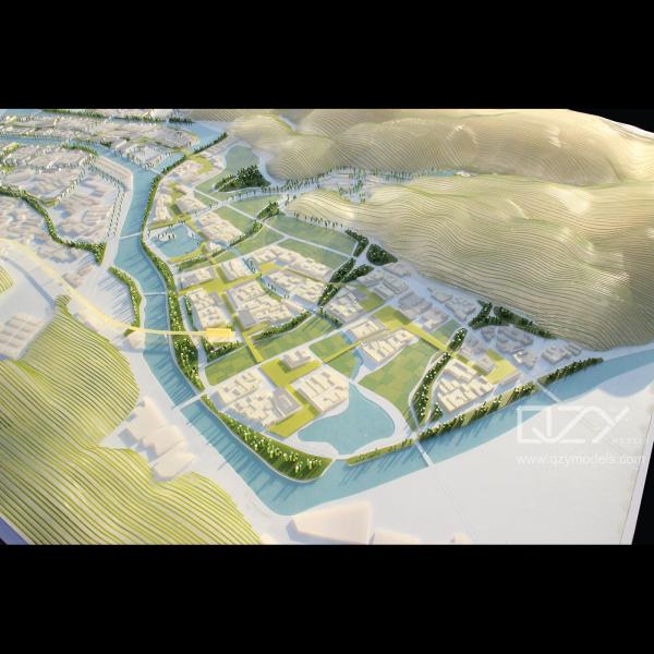 Wuyan Design - 1/1500 Ningbo Yinzhou Yinzhou River Planning Mode