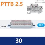 Din Rail Mounted Terminal Blocks Modular Set Screwless Spring Crimping PT 2.5 mm
