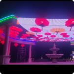 SPI/DMX Control Mode Transparent LED Mesh Screen Waterproof For Shopping Mall