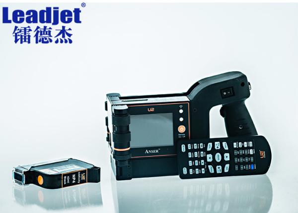 Quality U2 Hand held Batch Code Printer , Industrial Online Inkjet Printer For Cans for sale