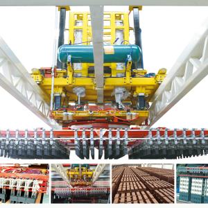 China 20Kw Clay Brick Setting Machine Tunnel Kiln Brick Stacking Machine on sale