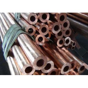 C11000 Electrolytic Copper Straight Pipe Round Shape Customized Length