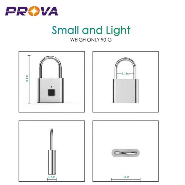 Quality Handheld Smart Fingerprint Lock Low Power Consumption With 3.7v Lithium Battery for sale