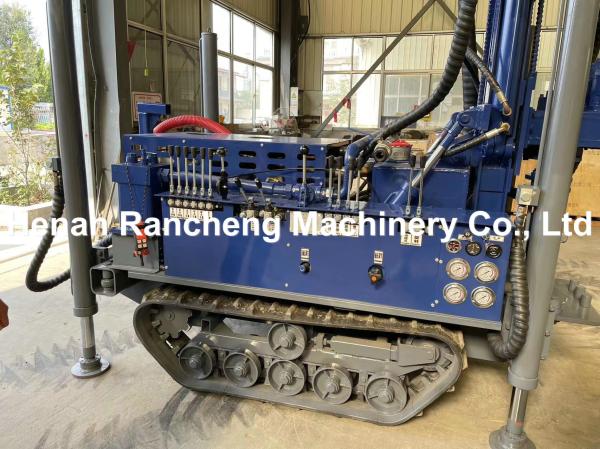 Quality Crawler Mounted Small Mini Rock Deep Rotary 180m Water Well Borehole Drilling Rig for sale