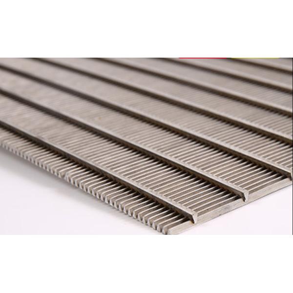 Monel Hastelloy 100 Micron Wedge Wire Screens Flat Sieve Panel For Sand Filtering