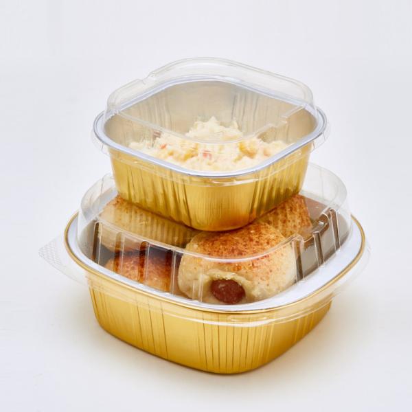 Quality Fast Food Aluminium Takeaway Containers With Lids 1500ml 400ml for sale