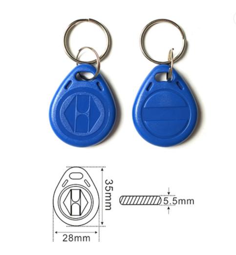 Quality Glue Bonding EM4305 RFID Tag Writable 125khz RFID Tag Keyfobs IOS11784 for sale