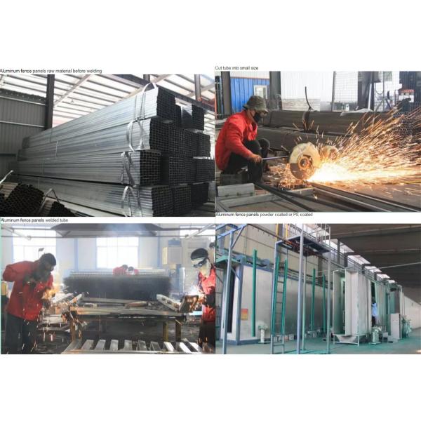 Residential Powder Coated L3m Tubular Steel Fence