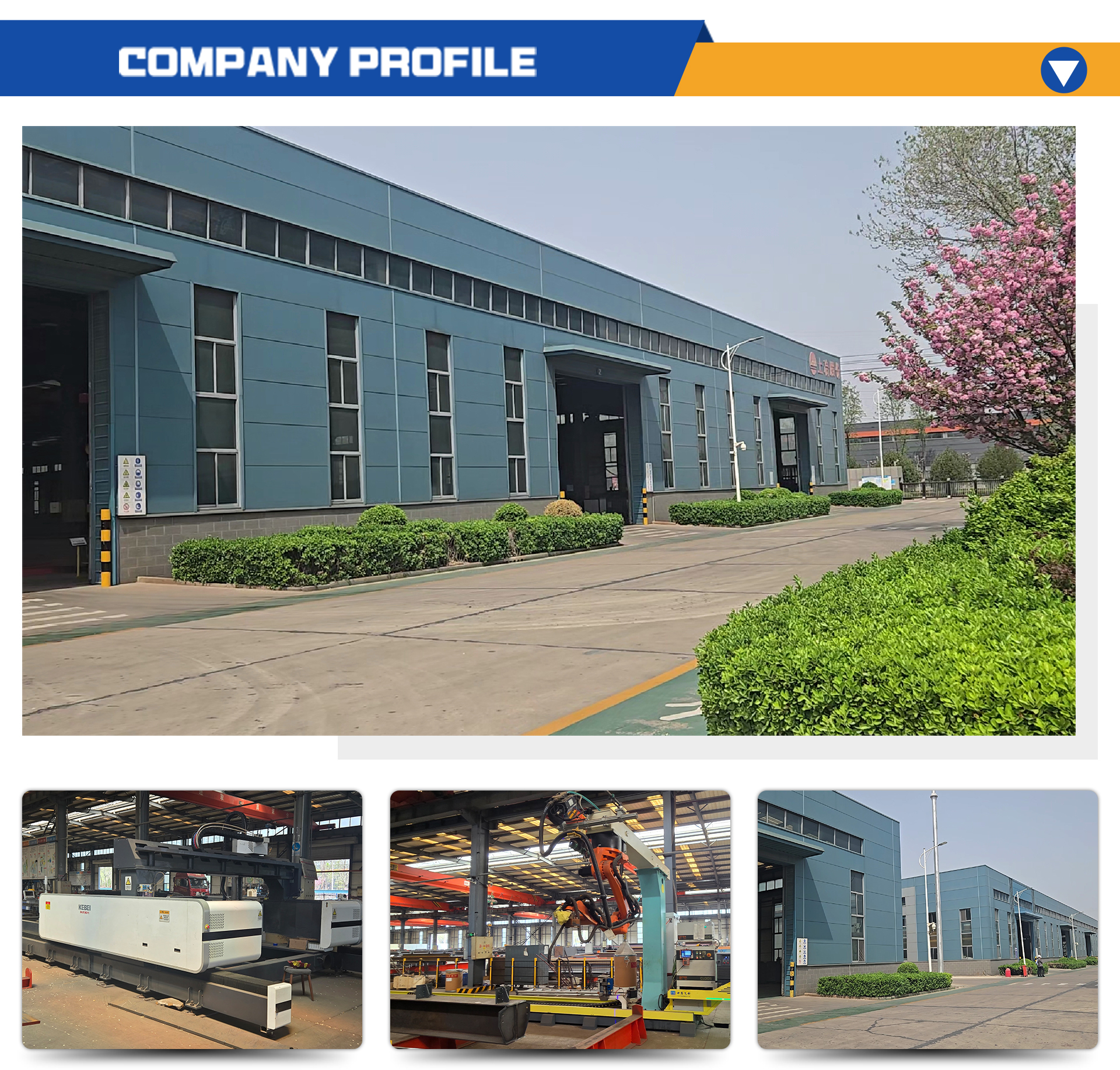 Large Span Prefabricated Factory Building Metal Warehouse Customized