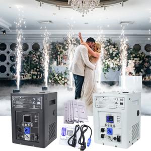 Buy cheap 750W Wireless DMX Control Cold Pyro Sparkler Fireworks Fountain Machine For DJ Stage Wedding Party Cold Spark Machine product