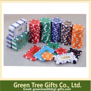 Buy cheap 300pcs per set 11.5g PS Poker Chip/ dice poker chip for gambling house product