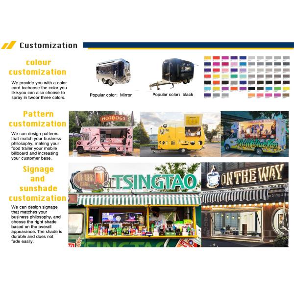 Movable Mobile Food Trailer