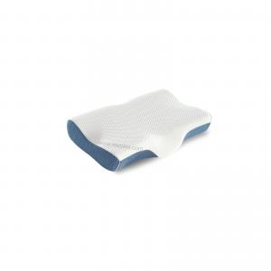 China Innovative Memory Foam Pillow with individual shape, Head & Neck Support &  3D fabric at the side and bottom on sale