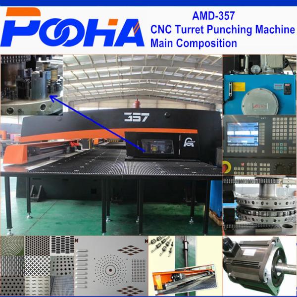 AMD-357 Servo Punch Press Machine High Precious Positioning Possibility