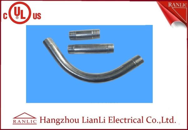 Quality 3" 3-1/2" Rigid Electrical Conduit Elbow NPT Threaded 90 Degree Standard Length for sale