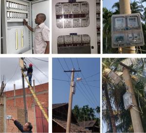 Integrated LoraWAN Din Rail Single Phase Elctricity Meter For Mini-grid And Submetering Project