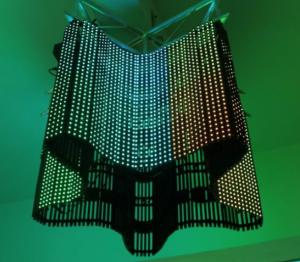 Buy cheap Indoor Outdoor DMX Pixel IP67 Addressable Full Color LED Point Light Source Display Mesh Screen product