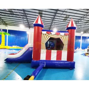 OEM Quadruple Stitching 18 OZ PVC Inflatable Bouncer Slide
