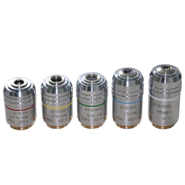 Quality 45mm Long Working Distance Achromat Metallurgical Objective 40X Microscope Objective for sale