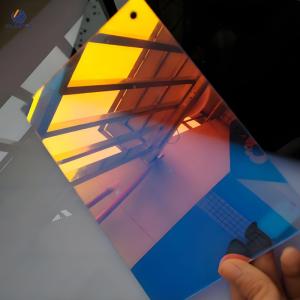Buy cheap High Glossiness Iridescent Acrylic Panel , Acrylic Rainbow Sheet Impact Resistance product