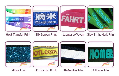 Sublimation Printed Eco Friendly Lanyards With Metal Hook / Plastic Buckle