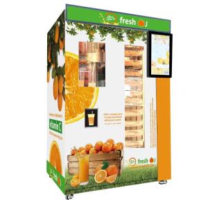 China Jucer Fresh Orange Juice Making Smart Vending Machine on sale