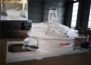 Light Soil Cement Slurry Vertical Shaft Mortar Mixer , 750L Output Concrete Pan Mixer