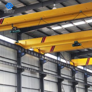 Buy cheap Q235 Steel Overhead Under Running Crane Single Box Girder Crane product