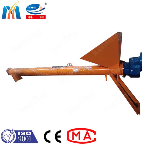 Quality Dry Cement Sand Feeding Screw Type Conveyor For Cement Foaming Plant for sale