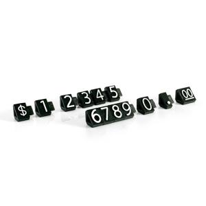Triangular ABS Plastics Jewelry Retail Price Display Tags Large 10*7.5mm