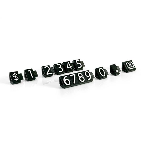 Quality Triangular ABS Plastics Jewelry Retail Price Display Tags Large 10*7.5mm for sale