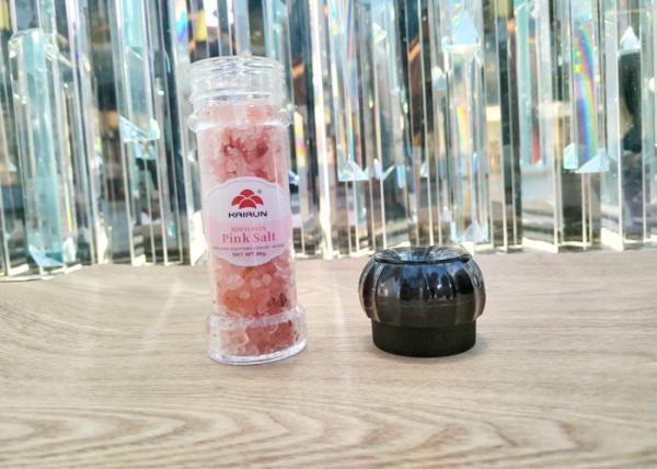 Quality Transparent Manual Salt and Pepper Grinder Clear Bottle Plastic Grinder Salt and Pepper Mill with Condiment for sale