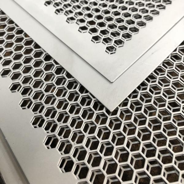 5mm Thick 304 Hexagonal Stainless Steel Perforated Metal Mesh Sheet 4.0m Length