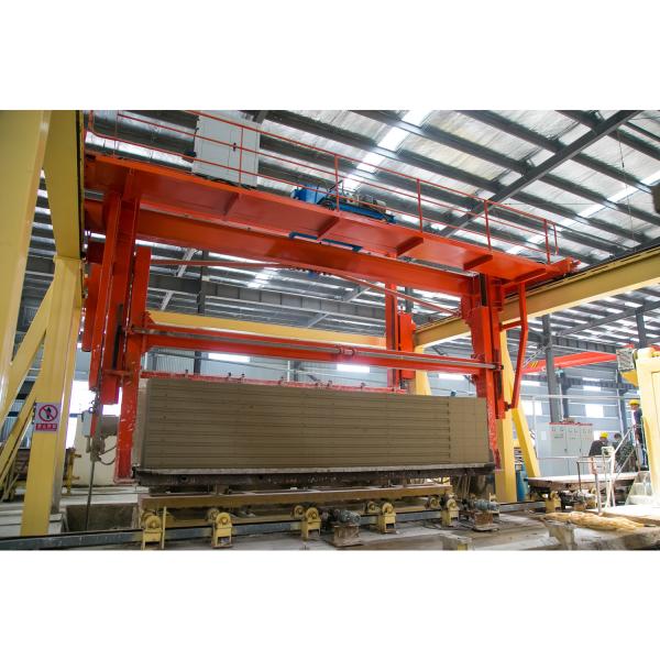 Quality SGS Safe Overturn Sling AAC Block Cutting Machine for sale