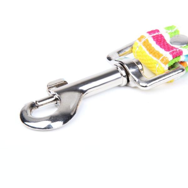 Canvas Fabric Colorful Unchewable Dog Lead For Small Medium Pet Collar Leash