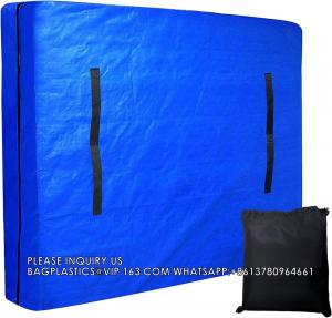 Buy cheap Mattress Bags For Moving And Storage, Mattress Bag With Handles, Reusable Tarp Bed Mattress Cover With Zipper product