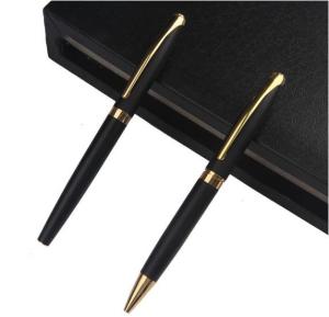 China business gifts metal twin pen set roller pen and ball pen set on sale