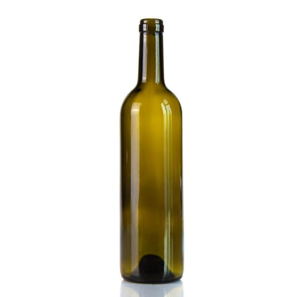 Quality Personalized Bordeaux Glass Wine Bottle 187ml 375ml 750ml for sale