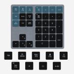 Customized Keyboard Membrane Switch , Push Button Keypad With Multimedia Keys