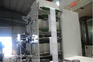 Buy cheap 600mm Width 4 Color Flexo Printing Machine 100 M/Min Printing Speed CE Approved product