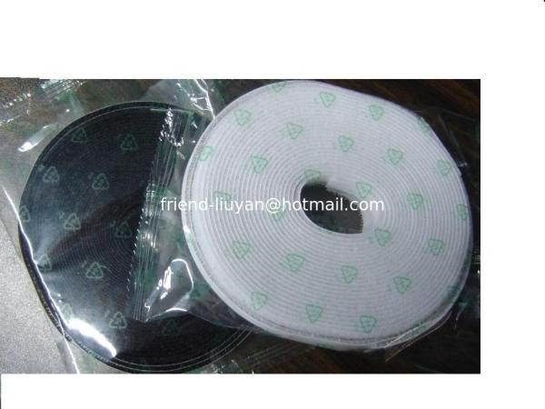 Quality Nylon Velcro Hook And Loop Fastener With Glue 6mm Magic Tape for sale